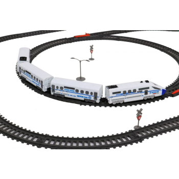 Duża Kolejka dla dzieci 4+ Pociąg z wagonami + Tor 9+ metrów 70 el.